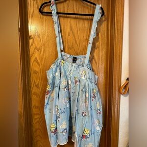 Disney Alice in Wonderland overall dress